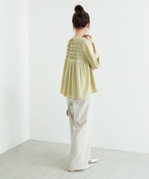 le.coeur blanc / ルクールブラン シャツ・ブラウス | 変形タックギャザーブラウス | 詳細19