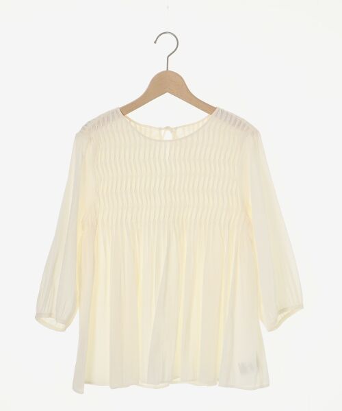 le.coeur blanc / ルクールブラン シャツ・ブラウス | 変形タックギャザーブラウス | 詳細22