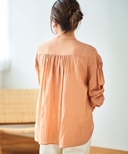 le.coeur blanc / ルクールブラン シャツ・ブラウス | シャーリングギャザーブラウス | 詳細30