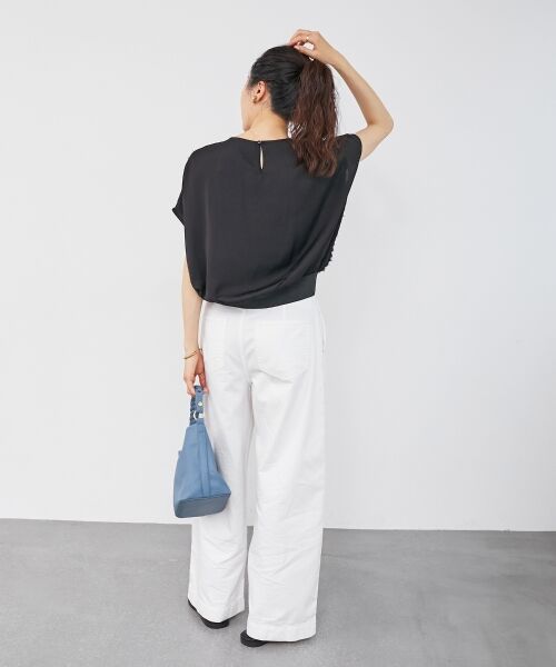 le.coeur blanc / ルクールブラン シャツ・ブラウス | シアーフリンジフレンチスリーブブラウス | 詳細26