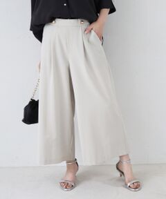 le.coeur blanc / ルクールブラン その他パンツ | リネンライクワイドクロップドパンツ