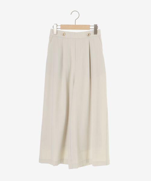 le.coeur blanc / ルクールブラン その他パンツ | リネンライクワイドクロップドパンツ | 詳細1