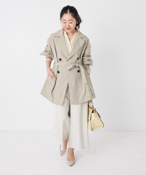 le.coeur blanc / ルクールブラン その他パンツ | リネンライクワイドクロップドパンツ | 詳細13