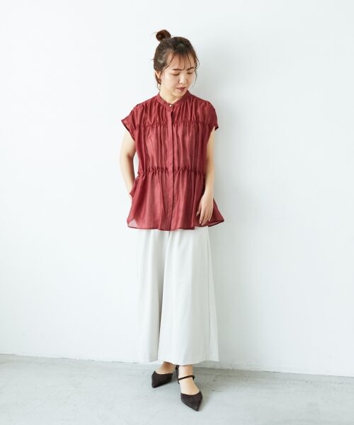 le.coeur blanc / ルクールブラン その他パンツ | リネンライクワイドクロップドパンツ | 詳細18