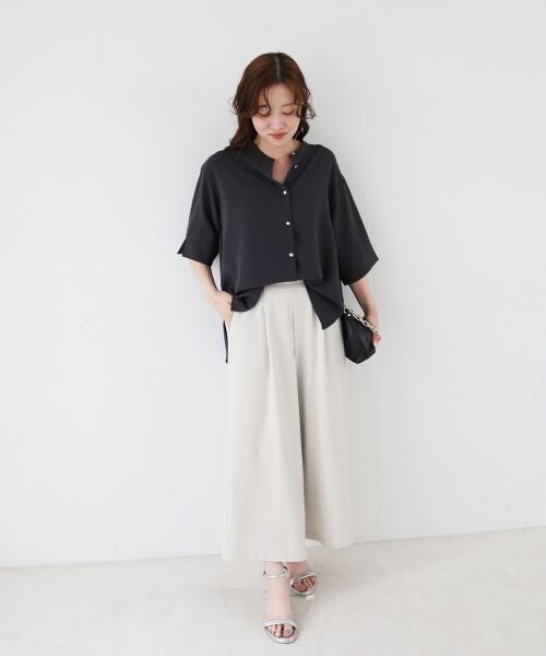 le.coeur blanc / ルクールブラン その他パンツ | リネンライクワイドクロップドパンツ | 詳細6