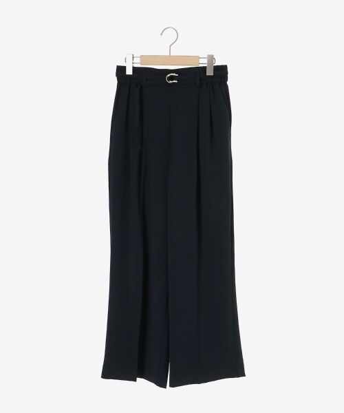 le.coeur blanc / ルクールブラン その他パンツ | ハイストレッチカルゼワッシャーベルテッドパンツ | 詳細23