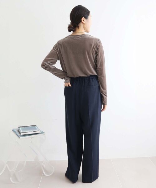 le.coeur blanc / ルクールブラン その他パンツ | ハイストレッチカルゼワッシャーベルテッドパンツ | 詳細29