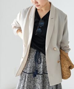 le.coeur blanc / ルクールブラン その他アウター | メッシュダブルブレストジャケット