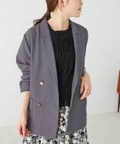 le.coeur blanc / ルクールブラン その他アウター | メッシュダブルブレストジャケット