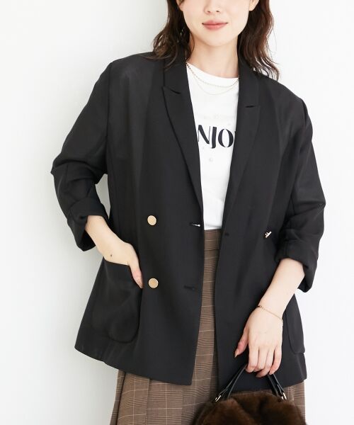 le.coeur blanc / ルクールブラン その他アウター | メッシュダブルブレストジャケット | 詳細25