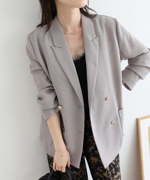 le.coeur blanc / ルクールブラン その他アウター | メッシュダブルブレストジャケット | 詳細5