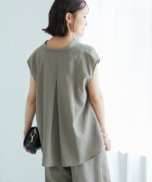 le.coeur blanc / ルクールブラン シャツ・ブラウス | リネンライク裾ドロストブラウス | 詳細21