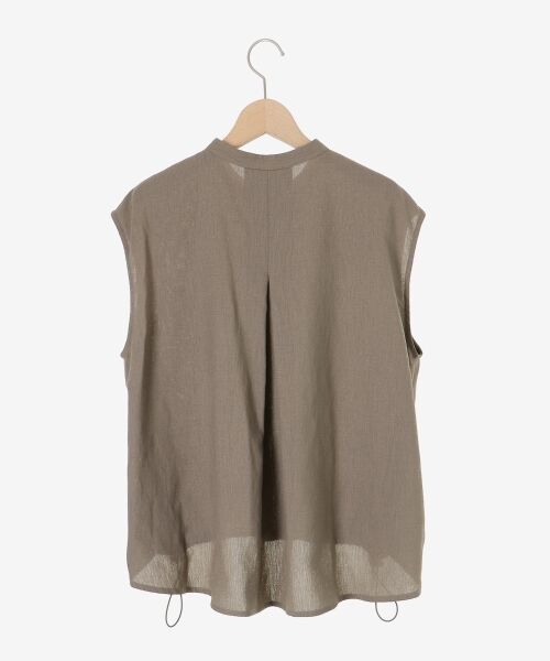 le.coeur blanc / ルクールブラン シャツ・ブラウス | リネンライク裾ドロストブラウス | 詳細27