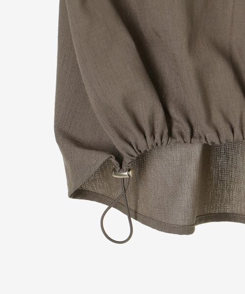 le.coeur blanc / ルクールブラン シャツ・ブラウス | リネンライク裾ドロストブラウス | 詳細30