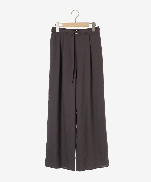 le.coeur blanc / ルクールブラン その他パンツ | ベルト付きリネンライクワイドパンツ | 詳細8