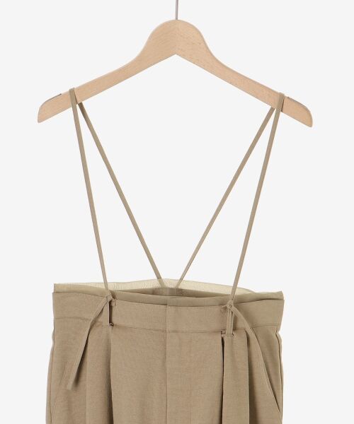 le.coeur blanc / ルクールブラン その他パンツ | 《手洗い可能》ドビークロスサス付きタックワイドパンツ | 詳細20