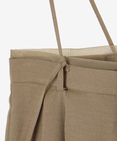 le.coeur blanc / ルクールブラン その他パンツ | 《手洗い可能》ドビークロスサス付きタックワイドパンツ | 詳細22