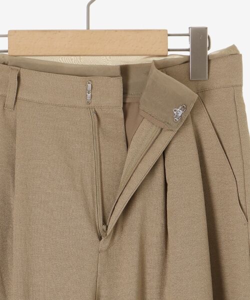 le.coeur blanc / ルクールブラン その他パンツ | 《手洗い可能》ドビークロスサス付きタックワイドパンツ | 詳細29