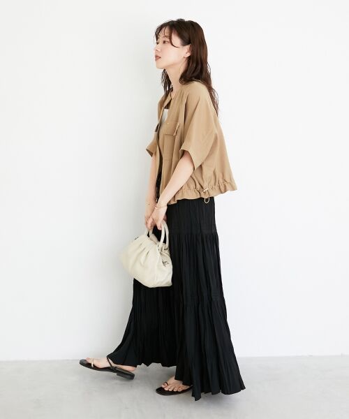 le.coeur blanc / ルクールブラン ブルゾン | 《シワになりにくく速乾性》ドビークロスドロストブルゾン | 詳細11