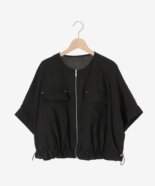 le.coeur blanc / ルクールブラン ブルゾン | 《シワになりにくく速乾性》ドビークロスドロストブルゾン | 詳細15