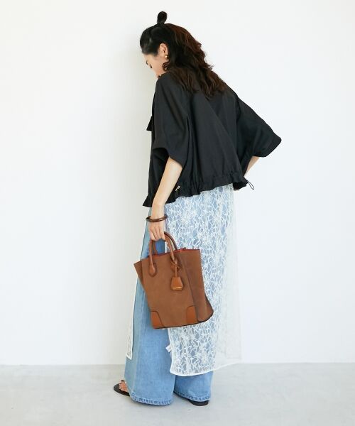 le.coeur blanc / ルクールブラン ブルゾン | 《シワになりにくく速乾性》ドビークロスドロストブルゾン | 詳細24