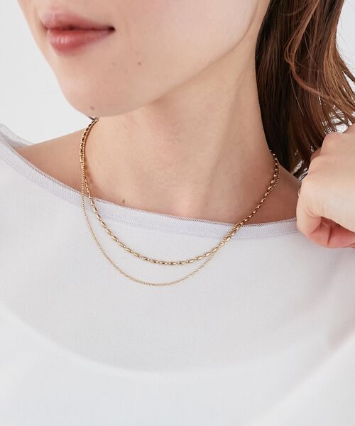 le.coeur blanc / ルクールブラン ネックレス・ペンダント・チョーカー | チェーン2連ネックレス | 詳細7