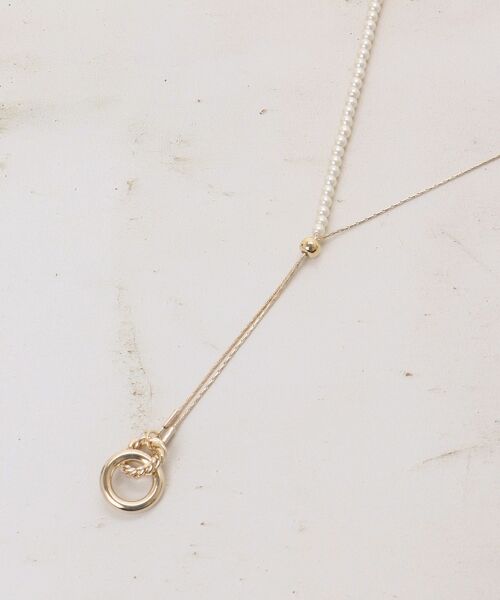 le.coeur blanc / ルクールブラン ネックレス・ペンダント・チョーカー | スライドパールMIXネックレス | 詳細5