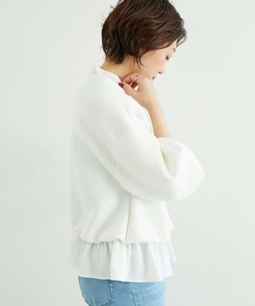 le.coeur blanc / ルクールブラン カットソー | 《手洗い可能》TORRAZZO DONNA 別注2WAYレイヤード | 詳細10