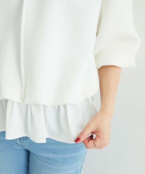 le.coeur blanc / ルクールブラン カットソー | 《手洗い可能》TORRAZZO DONNA 別注2WAYレイヤード | 詳細13