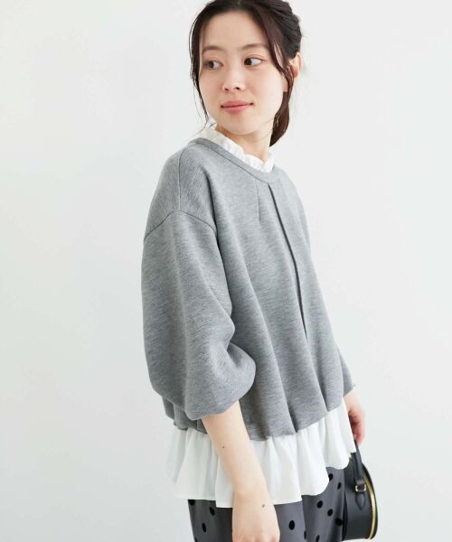 le.coeur blanc / ルクールブラン カットソー | 《手洗い可能》TORRAZZO DONNA 別注2WAYレイヤード | 詳細21