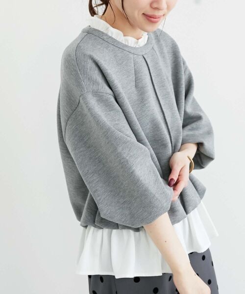 le.coeur blanc / ルクールブラン カットソー | 《手洗い可能》TORRAZZO DONNA 別注2WAYレイヤード | 詳細22