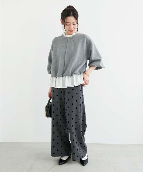 le.coeur blanc / ルクールブラン カットソー | 《手洗い可能》TORRAZZO DONNA 別注2WAYレイヤード | 詳細29