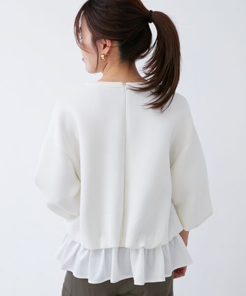 le.coeur blanc / ルクールブラン カットソー | 《手洗い可能》TORRAZZO DONNA 別注2WAYレイヤード | 詳細3