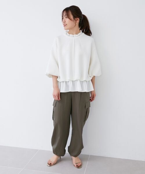 le.coeur blanc / ルクールブラン カットソー | 《手洗い可能》TORRAZZO DONNA 別注2WAYレイヤード | 詳細4