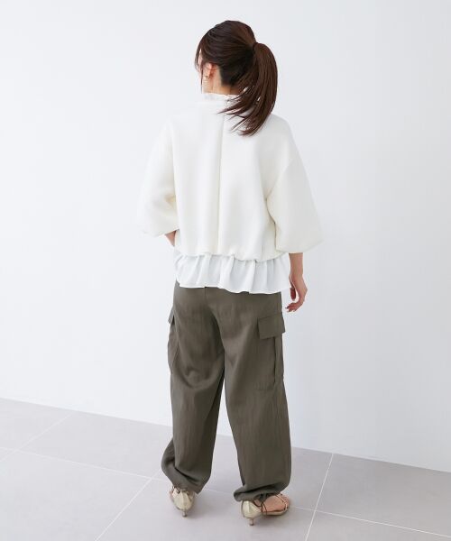 le.coeur blanc / ルクールブラン カットソー | 《手洗い可能》TORRAZZO DONNA 別注2WAYレイヤード | 詳細6