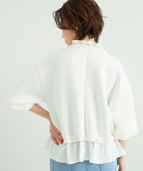 le.coeur blanc / ルクールブラン カットソー | 《手洗い可能》TORRAZZO DONNA 別注2WAYレイヤード | 詳細8