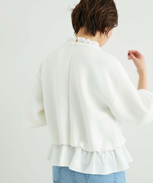 le.coeur blanc / ルクールブラン カットソー | 《手洗い可能》TORRAZZO DONNA 別注2WAYレイヤード | 詳細9