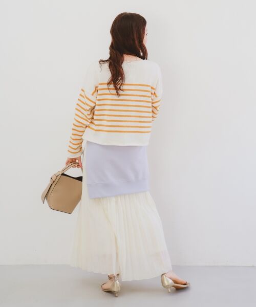 le.coeur blanc / ルクールブラン ニット・セーター | 《手洗い可能》TRICOTS JEANMARC ボーダーニット | 詳細11