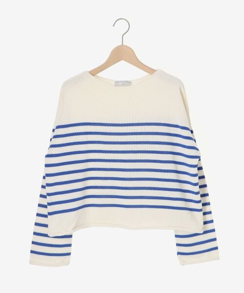 le.coeur blanc / ルクールブラン ニット・セーター | 《手洗い可能》TRICOTS JEANMARC ボーダーニット | 詳細14