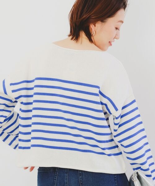 le.coeur blanc / ルクールブラン ニット・セーター | 《手洗い可能》TRICOTS JEANMARC ボーダーニット | 詳細18