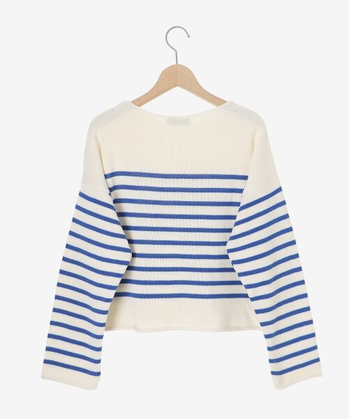 le.coeur blanc / ルクールブラン ニット・セーター | 《手洗い可能》TRICOTS JEANMARC ボーダーニット | 詳細23