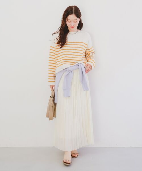 le.coeur blanc / ルクールブラン ニット・セーター | 《手洗い可能》TRICOTS JEANMARC ボーダーニット | 詳細9