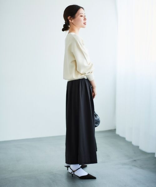 le.coeur blanc / ルクールブラン ニット・セーター | 《手洗い可能》TORRAZZO DONNA別注フラワーモチーフニット | 詳細12