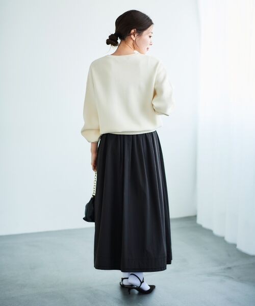 le.coeur blanc / ルクールブラン ニット・セーター | 《手洗い可能》TORRAZZO DONNA別注フラワーモチーフニット | 詳細13