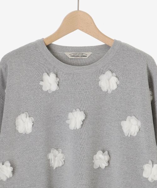 le.coeur blanc / ルクールブラン ニット・セーター | 《手洗い可能》TORRAZZO DONNA別注フラワーモチーフニット | 詳細24