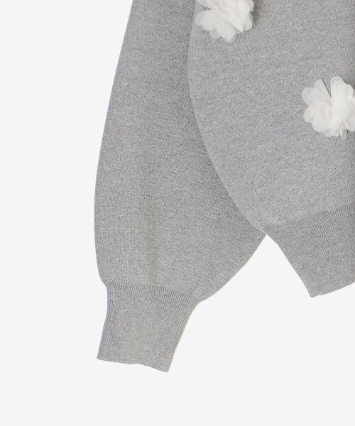 le.coeur blanc / ルクールブラン ニット・セーター | 《手洗い可能》TORRAZZO DONNA別注フラワーモチーフニット | 詳細25