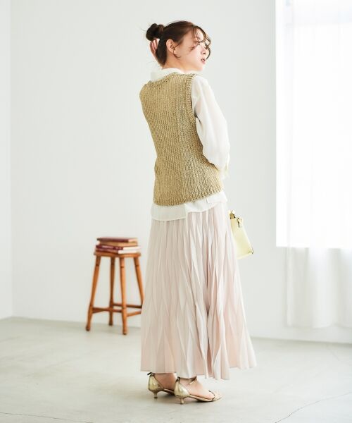 le.coeur blanc / ルクールブラン ベスト | アビガイルラメベスト | 詳細11