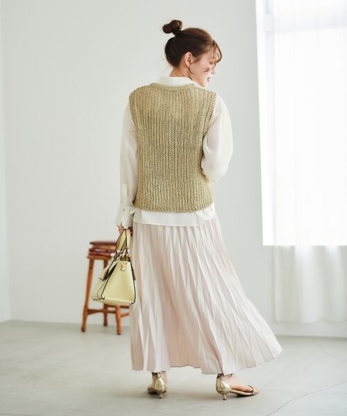 le.coeur blanc / ルクールブラン ベスト | アビガイルラメベスト | 詳細12