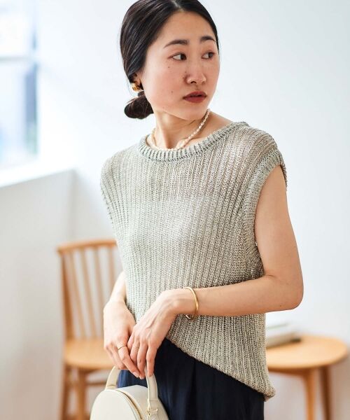 le.coeur blanc / ルクールブラン ベスト | アビガイルラメベスト | 詳細17