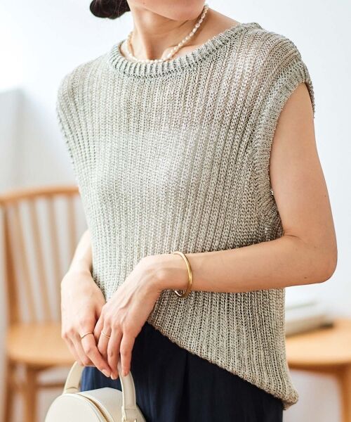 le.coeur blanc / ルクールブラン ベスト | アビガイルラメベスト | 詳細19